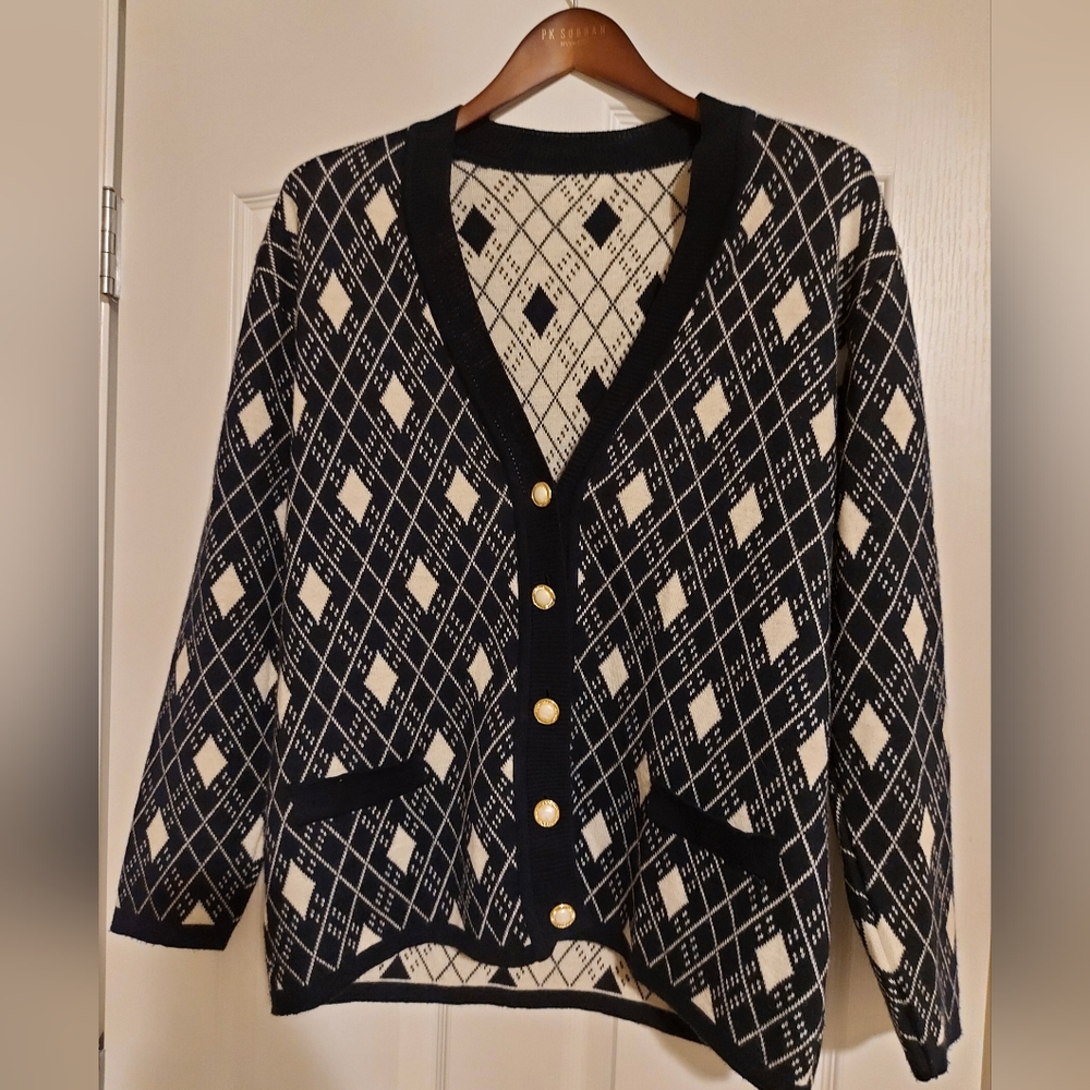 Argyle Cardigan